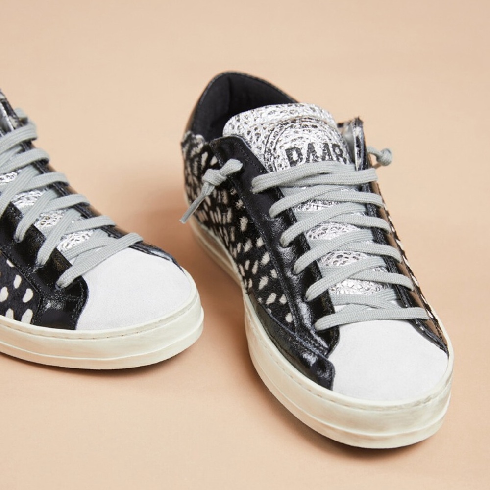 P448 John Spotted Faux Fur Sneakers